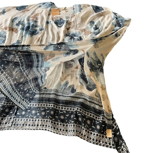 Nalini Kimono Duster Shawl Cover Up One Size Floral NWT - Picture 3 of 12
